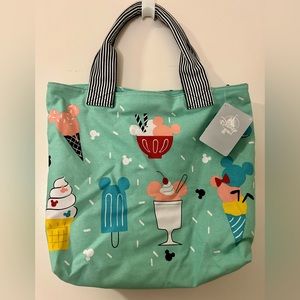 Mickey & Minnie Mouse Treats Canvas Tote Bag, NWT.